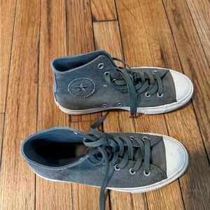 Converse High-Top Sneakers in Green